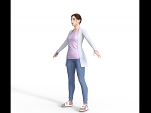 Kessie Realistic Character 3D Модель