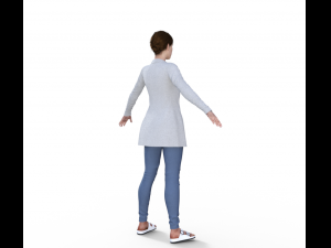 Kessie Realistic Character 3D Модель