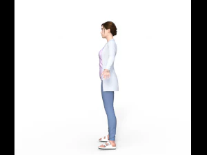 Kessie Realistic Character 3D Model