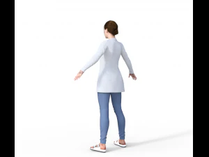 Kessie Realistic Character 3D Model