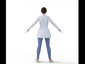 Kessie Realistic Character 3D Model
