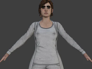 Kessie Realistic Character 3D Model
