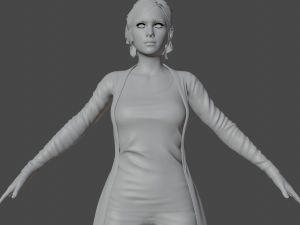Kessie Realistic Character 3D Модель