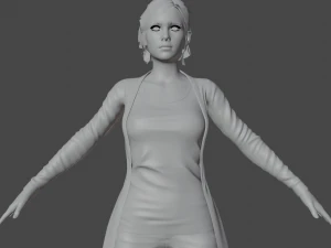 Kessie Realistic Character 3D Model