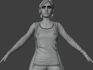 Kessie Realistic Character 3D Model
