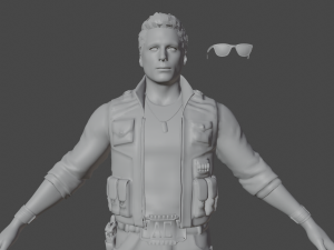 Johnny Cage Realistic Character Modelo 3D