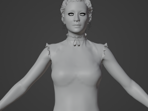 Indian Girl Realistic Character 3D 模型