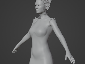 Indian Girl Realistic Character 3D 模型