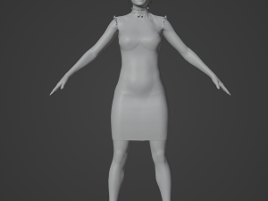 Indian Girl Realistic Character 3D 模型