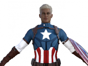 Captain America Realistic Character 3D 모델
