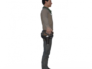 Man in Western Outfit Realistic Character Model 3D