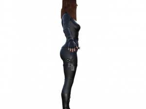 Black Widow Realistic Character Model 3D