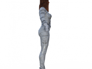 Black Widow Version 2 Realistic Character Modello 3D