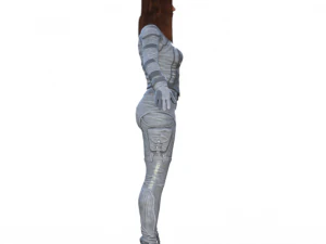 Black Widow Version 2 Realistic Character 3D Model