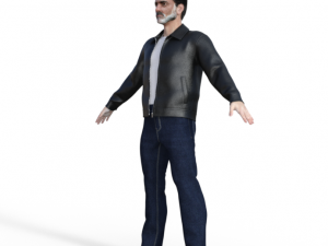 Negan Realistic Character Model 3D