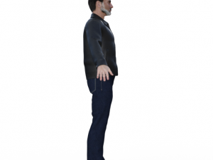 Negan Realistic Character Model 3D