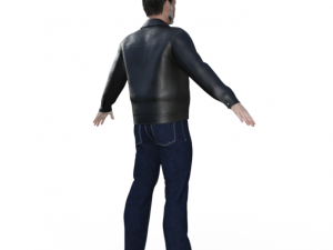 Negan Realistic Character Model 3D