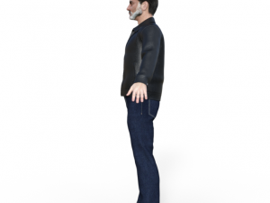 Negan Realistic Character Model 3D
