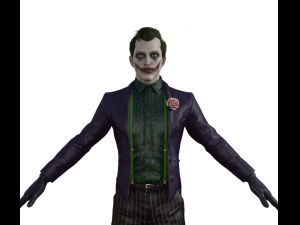 The Joker Realistic Character 3D Model