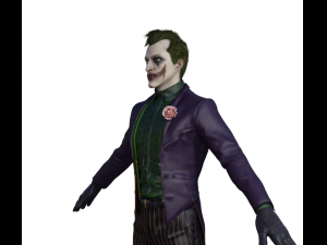 The Joker Realistic Character 3D Model