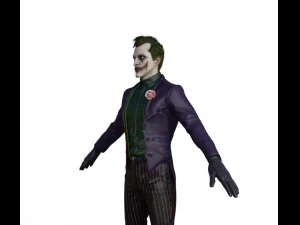 The Joker Realistic Character 3D Model