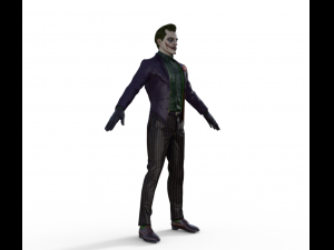 The Joker Realistic Character 3D Model