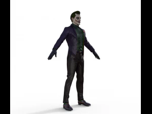 The Joker Realistic Character 3D Model