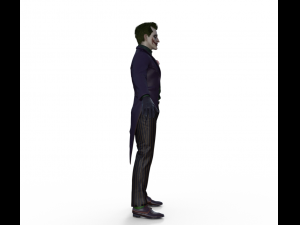 The Joker Realistic Character 3D Model