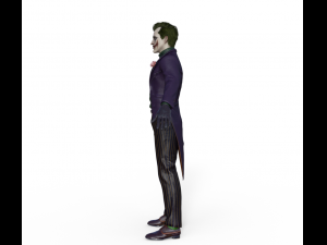 The Joker Realistic Character 3D Model
