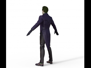 The Joker Realistic Character 3D Model
