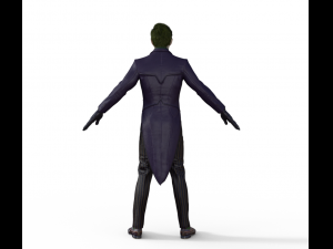 The Joker Realistic Character 3D Model