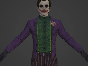 The Joker Realistic Character 3D Model