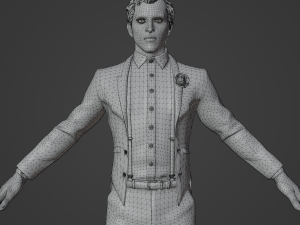 The Joker Realistic Character 3D Model