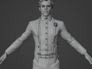 The Joker Realistic Character 3D Model
