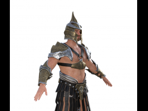 Medieval Warrior Realistic Character 3D Модель