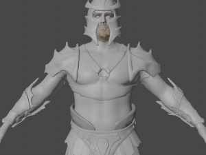 Medieval Warrior Realistic Character 3D Модель