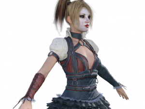 Harley Quinn Realistic Character Modello 3D