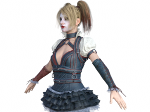 Harley Quinn Realistic Character Modello 3D