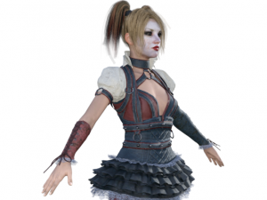 Harley Quinn Realistic Character Modello 3D
