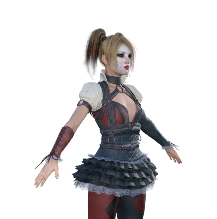 Harley Quinn Realistic Character 3D Модель In Женщина 3DExport