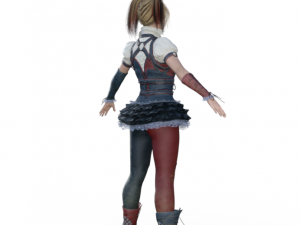Harley Quinn Realistic Character Modello 3D