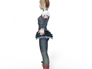 Harley Quinn Realistic Character Modello 3D