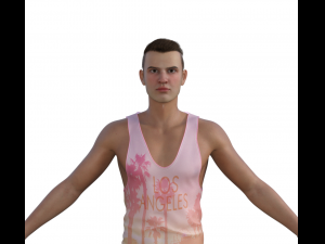 Adam Realistic Character 3D मॉडल