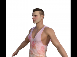 Adam Realistic Character 3D 모델