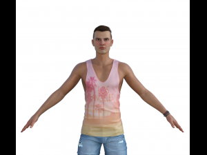 Adam Realistic Character 3D 모델