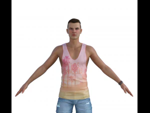 Adam Realistic Character 3D Model