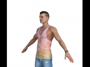 Adam Realistic Character 3D 모델
