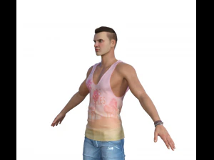 Adam Realistic Character 3D Model