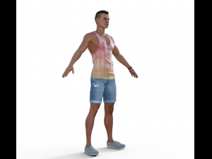 Adam Realistic Character 3D 모델