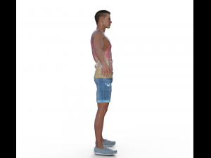 Adam Realistic Character 3D 모델